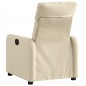 vidaXL Relaxsessel Creme Stoff vidaXL Relaxsessel Creme Stoff