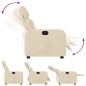 vidaXL Relaxsessel Creme Stoff vidaXL Relaxsessel Creme Stoff