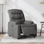 vidaXL Relaxsessel Elektrisch Dunkelgrau Stoff vidaXL Relaxsessel Elektrisch Dunkelgrau Stoff