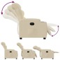 vidaXL Relaxsessel Elektrisch Creme Stoff vidaXL Relaxsessel Elektrisch Creme Stoff