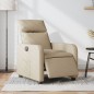 vidaXL Relaxsessel Elektrisch Creme Stoff vidaXL Relaxsessel Elektrisch Creme Stoff