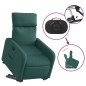 vidaXL Relaxsessel mit Aufstehhilfe Dunkelgrün Stoff vidaXL Relaxsessel mit Aufstehhilfe Dunkelgrün Stoff