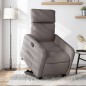 vidaXL Relaxsessel mit Aufstehhilfe Elektrisch Taupe Stoff vidaXL Relaxsessel mit Aufstehhilfe Elektrisch Taupe Stoff