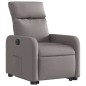 vidaXL Relaxsessel mit Aufstehhilfe Elektrisch Taupe Stoff vidaXL Relaxsessel mit Aufstehhilfe Elektrisch Taupe Stoff
