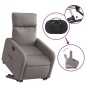 vidaXL Relaxsessel mit Aufstehhilfe Elektrisch Taupe Stoff vidaXL Relaxsessel mit Aufstehhilfe Elektrisch Taupe Stoff