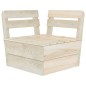 Garten-Palettensofa 3-Sitzer Imprägniertes Fichtenholz Garten-Palettensofa 3-Sitzer Imprägniertes Fichtenholz