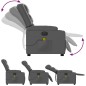 vidaXL Massagesessel Elektrisch Grau Kunstleder vidaXL Massagesessel Elektrisch Grau Kunstleder