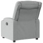 vidaXL Relaxsessel Elektrisch Hellgrau Stoff vidaXL Relaxsessel Elektrisch Hellgrau Stoff