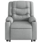 vidaXL Relaxsessel mit Aufstehhilfe Hellgrau Stoff vidaXL Relaxsessel mit Aufstehhilfe Hellgrau Stoff