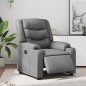 vidaXL Relaxsessel Elektrisch Grau Kunstleder vidaXL Relaxsessel Elektrisch Grau Kunstleder