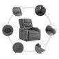 vidaXL Relaxsessel Elektrisch Grau Kunstleder vidaXL Relaxsessel Elektrisch Grau Kunstleder