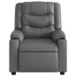 vidaXL Relaxsessel Elektrisch Grau Kunstleder vidaXL Relaxsessel Elektrisch Grau Kunstleder