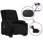 vidaXL Elektrischer Massagesessel mit Aufstehhilfe Schwarz Stoff vidaXL Elektrischer Massagesessel mit Aufstehhilfe Schwarz Stoff