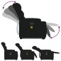 vidaXL Elektrischer Massagesessel mit Aufstehhilfe Schwarz Stoff vidaXL Elektrischer Massagesessel mit Aufstehhilfe Schwarz Stoff
