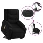 vidaXL Elektrischer Massagesessel mit Aufstehhilfe Schwarz Stoff vidaXL Elektrischer Massagesessel mit Aufstehhilfe Schwarz Stoff