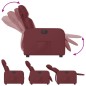 vidaXL Relaxsessel Elektrisch Weinrot Kunstleder vidaXL Relaxsessel Elektrisch Weinrot Kunstleder
