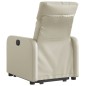 vidaXL Relaxsessel mit Aufstehhilfe Elektrisch Creme Kunstleder vidaXL Relaxsessel mit Aufstehhilfe Elektrisch Creme Kunstleder