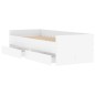 vidaXL Bett mit Schubladen Weiß 75x190 cm vidaXL Bett mit Schubladen Weiß 75x190 cm