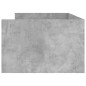 vidaXL Bett mit Schubladen Betongrau 75x190 cm vidaXL Bett mit Schubladen Betongrau 75x190 cm