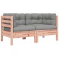 vidaXL Garten-Ecksofa mit Kissen 2 Stk. Massivholz Douglasie vidaXL Garten-Ecksofa mit Kissen 2 Stk. Massivholz Douglasie