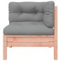 vidaXL Garten-Ecksofa mit Kissen 2 Stk. Massivholz Douglasie vidaXL Garten-Ecksofa mit Kissen 2 Stk. Massivholz Douglasie