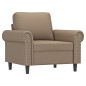 vidaXL Sessel Cappuccino-Braun 60 cm Kunstleder vidaXL Sessel Cappuccino-Braun 60 cm Kunstleder