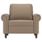 vidaXL Sessel Cappuccino-Braun 60 cm Kunstleder vidaXL Sessel Cappuccino-Braun 60 cm Kunstleder