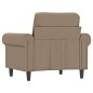 vidaXL Sessel Cappuccino-Braun 60 cm Kunstleder vidaXL Sessel Cappuccino-Braun 60 cm Kunstleder