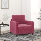 vidaXL Sessel Weinrot 60 cm Samt vidaXL Sessel Weinrot 60 cm Samt