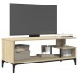 vidaXL TV-Schrank Sonoma-Eiche 102x40x41 cm Holzwerkstoff und Stahl vidaXL TV-Schrank Sonoma-Eiche 102x40x41 cm Holzwerkstoff und Stahl