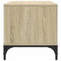 vidaXL TV-Schrank Sonoma-Eiche 102x40x41 cm Holzwerkstoff und Stahl vidaXL TV-Schrank Sonoma-Eiche 102x40x41 cm Holzwerkstoff und Stahl