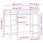 vidaXL Hochbett mit Schreibtisch Weiß 90x190 cm Massivholz Kiefer vidaXL Hochbett mit Schreibtisch Weiß 90x190 cm Massivholz Kiefer