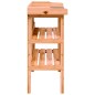 vidaXL Pflanztisch mit Ablagen Braun 78x38x82,5 cm Massivholz Tanne vidaXL Pflanztisch mit Ablagen Braun 78x38x82,5 cm Massivholz Tanne