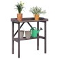 vidaXL Pflanztisch mit Ablage Grau 78x38x82,5 cm Massivholz Tanne vidaXL Pflanztisch mit Ablage Grau 78x38x82,5 cm Massivholz Tanne