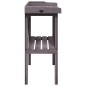 vidaXL Pflanztisch mit Ablage Grau 78x38x82,5 cm Massivholz Tanne vidaXL Pflanztisch mit Ablage Grau 78x38x82,5 cm Massivholz Tanne