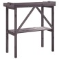 vidaXL Pflanztisch mit Ablage Grau 78x38x82,5 cm Massivholz Tanne vidaXL Pflanztisch mit Ablage Grau 78x38x82,5 cm Massivholz Tanne