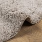 vidaXL Shaggy-Teppich PAMPLONA Hochflor Modern Beige Ø 200 cm vidaXL Shaggy-Teppich PAMPLONA Hochflor Modern Beige Ø 200 cm