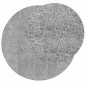 vidaXL Shaggy-Teppich PAMPLONA Hochflor Modern Grau Ø 80 cm vidaXL Shaggy-Teppich PAMPLONA Hochflor Modern Grau Ø 80 cm