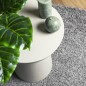 vidaXL Shaggy-Teppich PAMPLONA Hochflor Modern Grau Ø 80 cm vidaXL Shaggy-Teppich PAMPLONA Hochflor Modern Grau Ø 80 cm