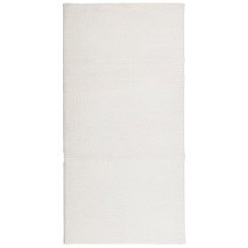 vidaXL Teppich IZA Kurzflor Skandinavischer Look Creme 100x200 cm