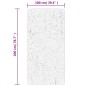 vidaXL Teppich IZA Kurzflor Skandinavischer Look Creme 100x200 cm vidaXL Teppich IZA Kurzflor Skandinavischer Look Creme 100x200 cm