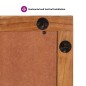 vidaXL Badspiegel 50x70x2,5 cm Massivholz Akazie und Glas vidaXL Badspiegel 50x70x2,5 cm Massivholz Akazie und Glas
