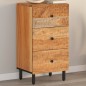 vidaXL Beistellschrank 40x33x75 cm Massivholz Akazie vidaXL Beistellschrank 40x33x75 cm Massivholz Akazie