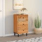 vidaXL Beistellschrank 40x33x75 cm Massivholz Akazie vidaXL Beistellschrank 40x33x75 cm Massivholz Akazie