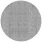 vidaXL Shaggy-Teppich PAMPLONA Hochflor Modern Grau Ø 120 cm vidaXL Shaggy-Teppich PAMPLONA Hochflor Modern Grau Ø 120 cm