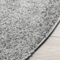 vidaXL Shaggy-Teppich PAMPLONA Hochflor Modern Grau Ø 120 cm vidaXL Shaggy-Teppich PAMPLONA Hochflor Modern Grau Ø 120 cm