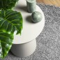 vidaXL Shaggy-Teppich PAMPLONA Hochflor Modern Grau Ø 120 cm vidaXL Shaggy-Teppich PAMPLONA Hochflor Modern Grau Ø 120 cm