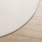 vidaXL Teppich IZA Kurzflor Skandinavischer Look Creme Ø 80 cm vidaXL Teppich IZA Kurzflor Skandinavischer Look Creme Ø 80 cm