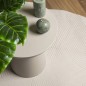 vidaXL Teppich IZA Kurzflor Skandinavischer Look Creme Ø 80 cm vidaXL Teppich IZA Kurzflor Skandinavischer Look Creme Ø 80 cm