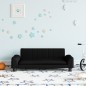 vidaXL Kindersofa Schwarz 90x53x30 cm Stoff vidaXL Kindersofa Schwarz 90x53x30 cm Stoff